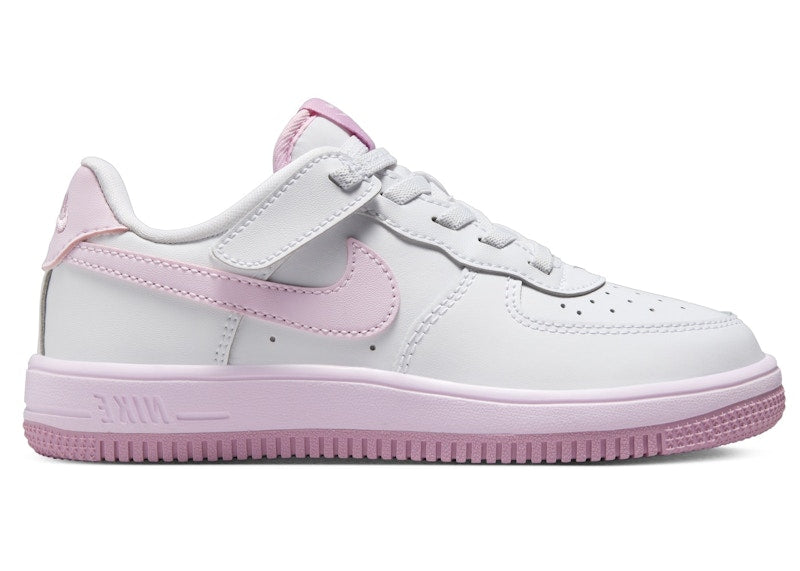 Nike Force 1 Low EasyOn White Elemental Pink Pink Foam (PS)