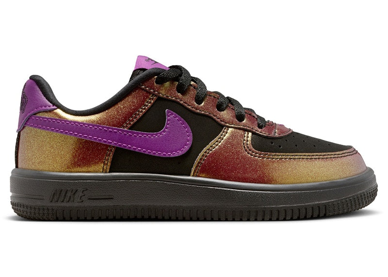 Nike Force 1 Low LV8 4 Black Bold Berry (PS)
