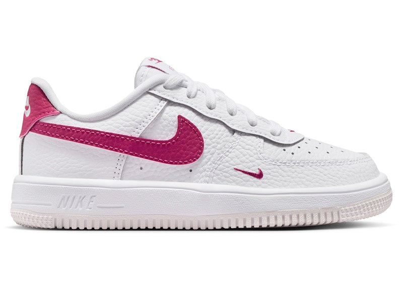 Nike Force 1 Low White Sweet Beet (PS)