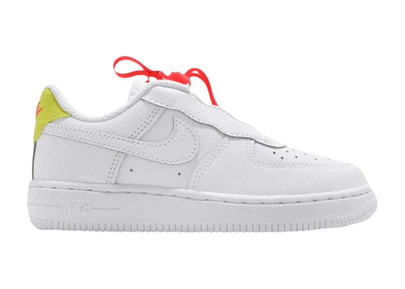 Nike Force 1 Toggle White Bright Crimson (PS)