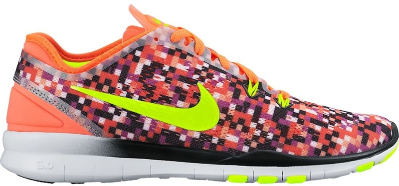 Nike Free 5.0 TR Fit Print Hyper Orange (Women's)