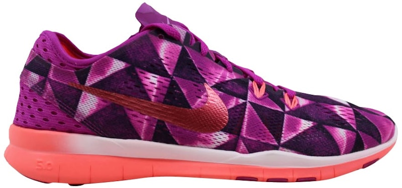 Nike Free 5.0 TR FIT 5 PRT Fuchsia Flash/Hot Lava-Fuchsia Glow-White (Women's)