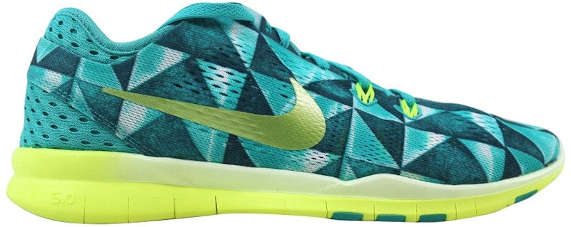Nike Free 5.0 TR Fit 5 PRT Light Retro/Volt-Artisan Teal-White (Women's)