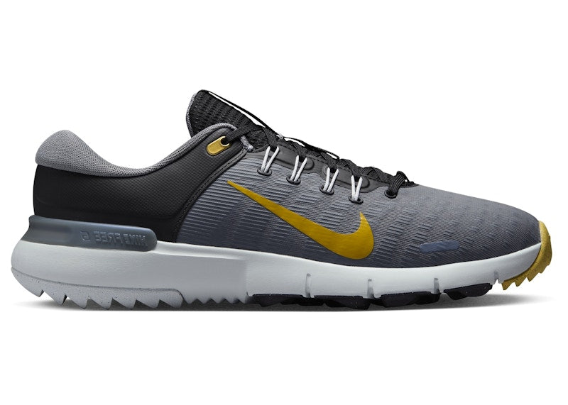 Nike Free Golf Next Nature Black Cool Grey Pure Platinum Infinite Gold