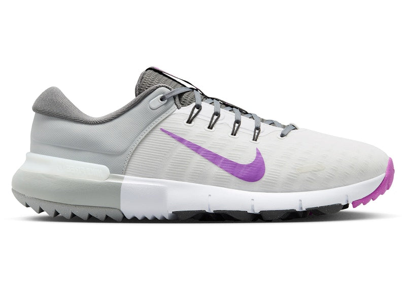 Nike Free Golf Next Nature White Iron Grey Light Smoke Grey Vivid Purple