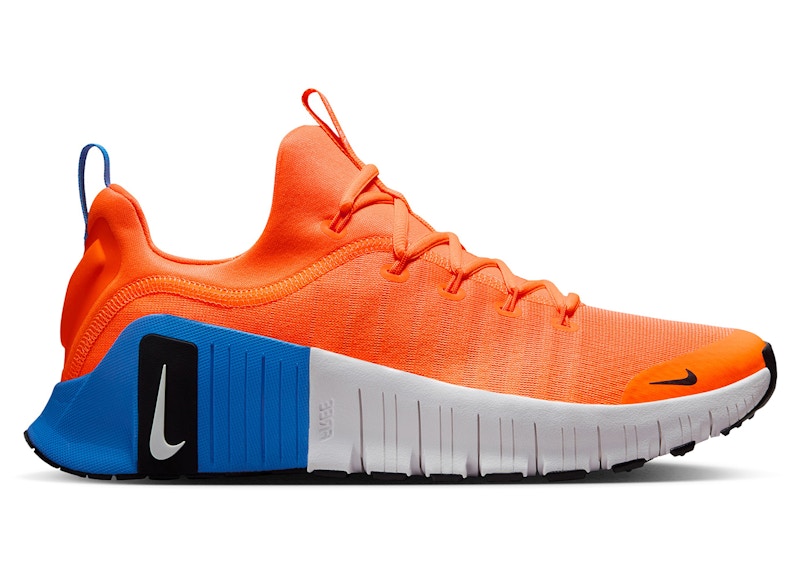 Nike Free Metcon 6 Total Orange Photo Blue Black White
