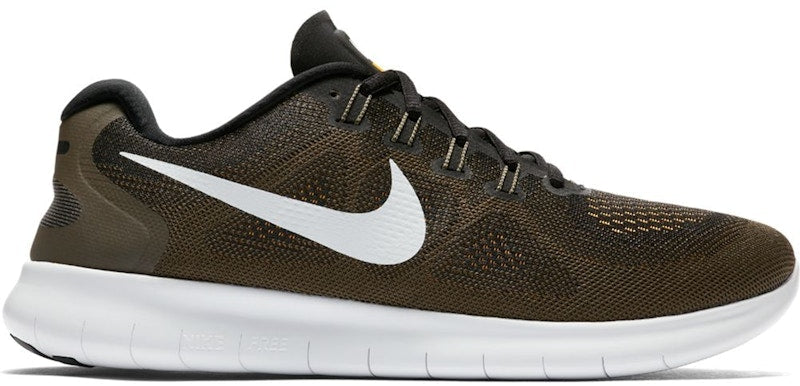 Nike Free RN 2017 Black Off White Cargo Khaki