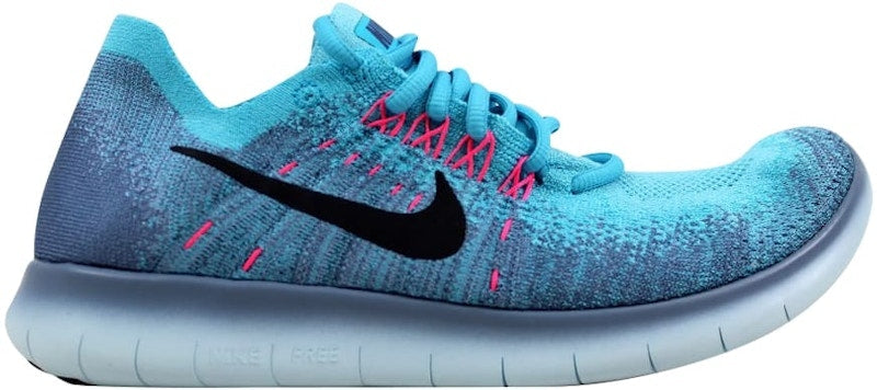 Nike Free RN Flyknit 2017 Work Blue/Dark Obsidian (Women's)