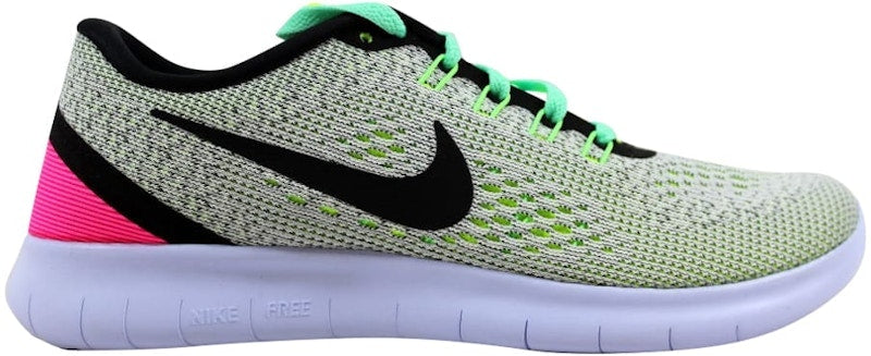 Nike Free RN White/Black-Volt-Pink Blast (Women's)