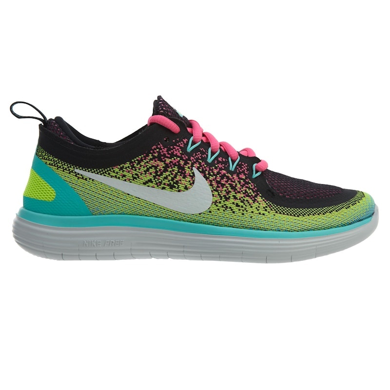 Nike Free Rn Distance 2 Pink Blast Off White-Black (Women's)
