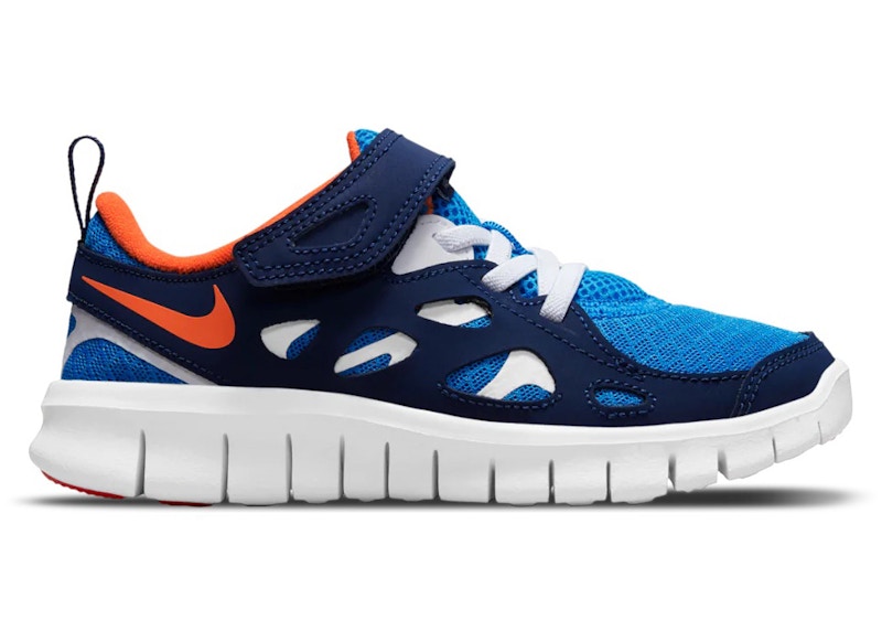 Nike Free Run 2 Light Photo Blue Orange (PS)