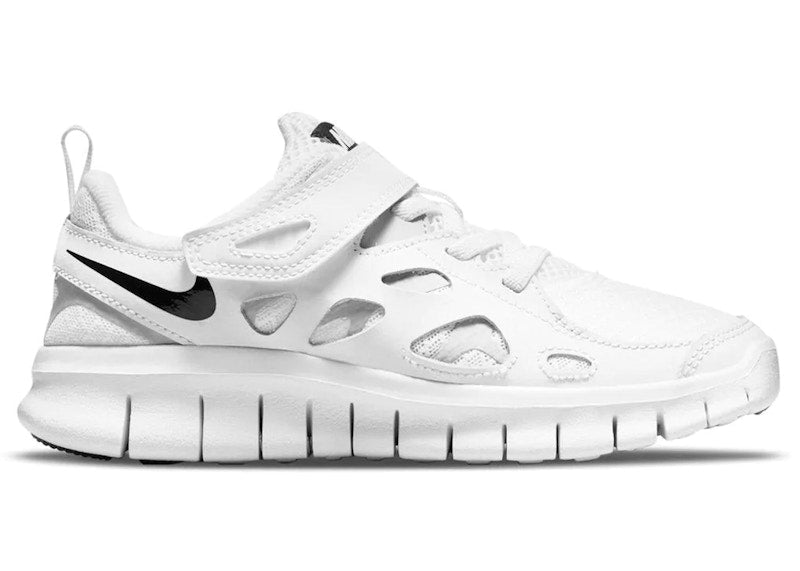 Nike Free Run 2 White Black (PS)