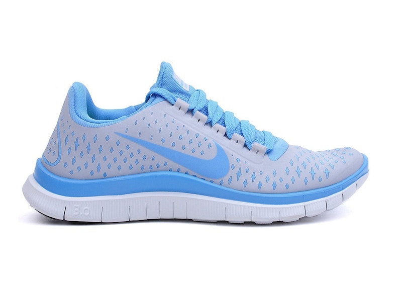 Nike Free Run 3.0 V4 Wolf Grey University Blue (Women's)