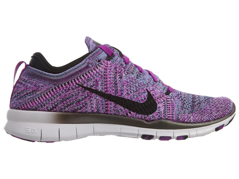 Nike Free Tr Flyknit Vivid Purple Black-Fuchsia Glow-Light Volt (Women's)