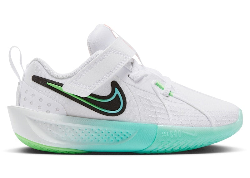 Nike GT Cut 3 White Green Strike Black Bleached Turquoise (PS)