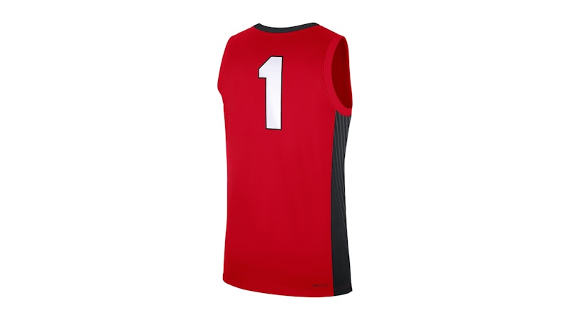Nike Georgia Bulldogs Replica College Basketball Jersey University Red