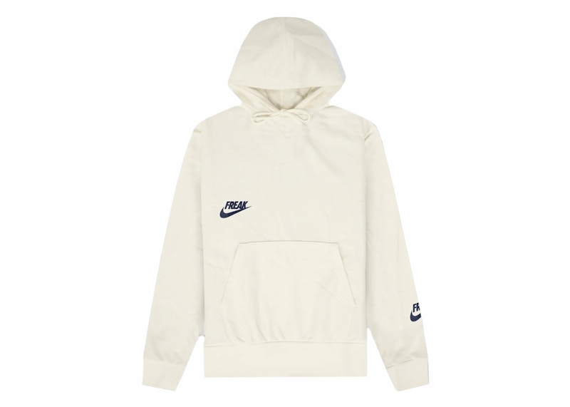 Nike Giannis Freak Logo Pullover Hoodie Sail