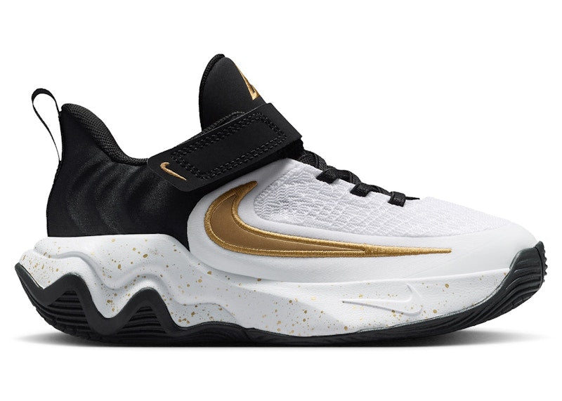 Nike Giannis Immortality 4 Black White Metallic Gold (PS)