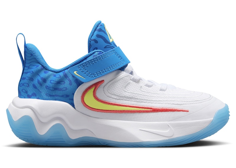 Nike Giannis Immortality 4 SE White Photo Blue Hyper Royal Light Lemon Twist (PS)