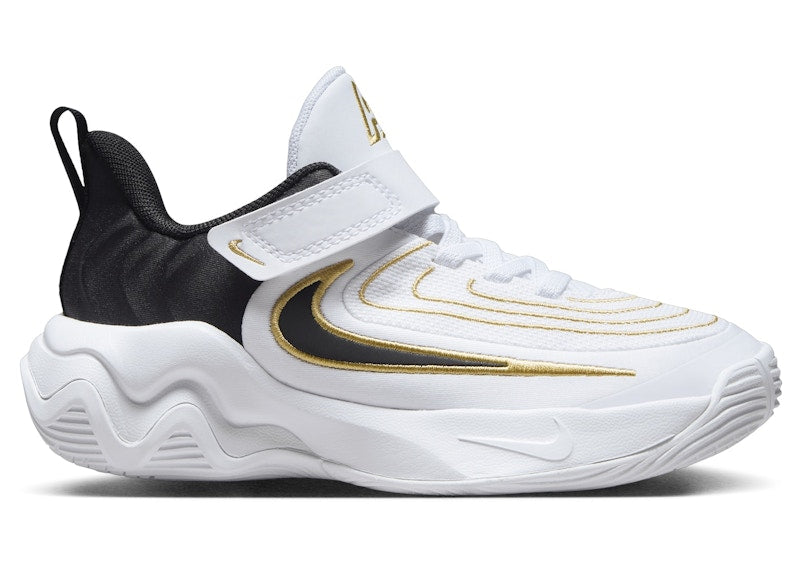 Nike Giannis Immortality 4 White Metallic Gold Black (PS)