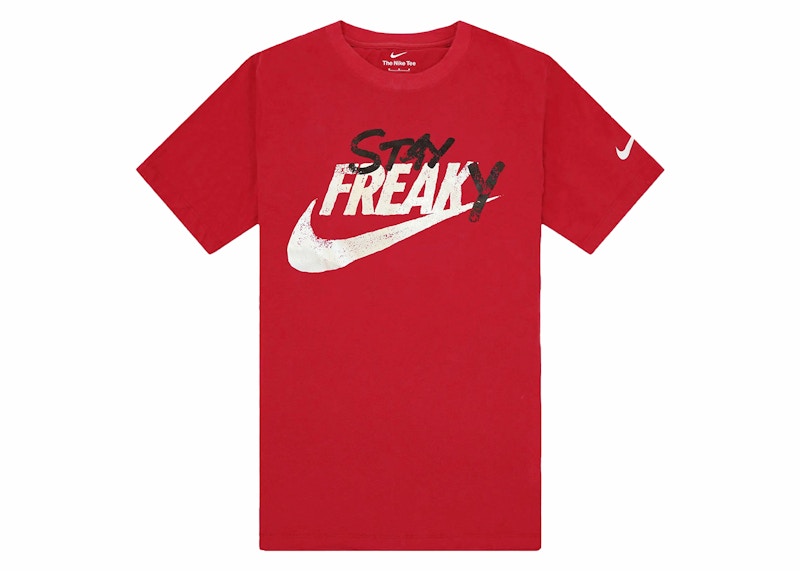 Nike Giannis Stay Freaky Basketball Dri-Fit T-shirt Red