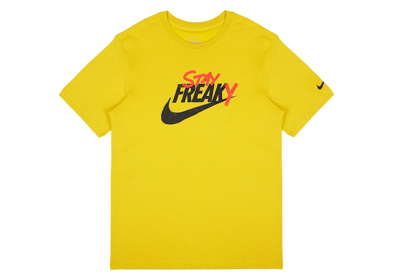 Nike Giannis Stay Freaky Basketball Dri-Fit T-shirt Yellow