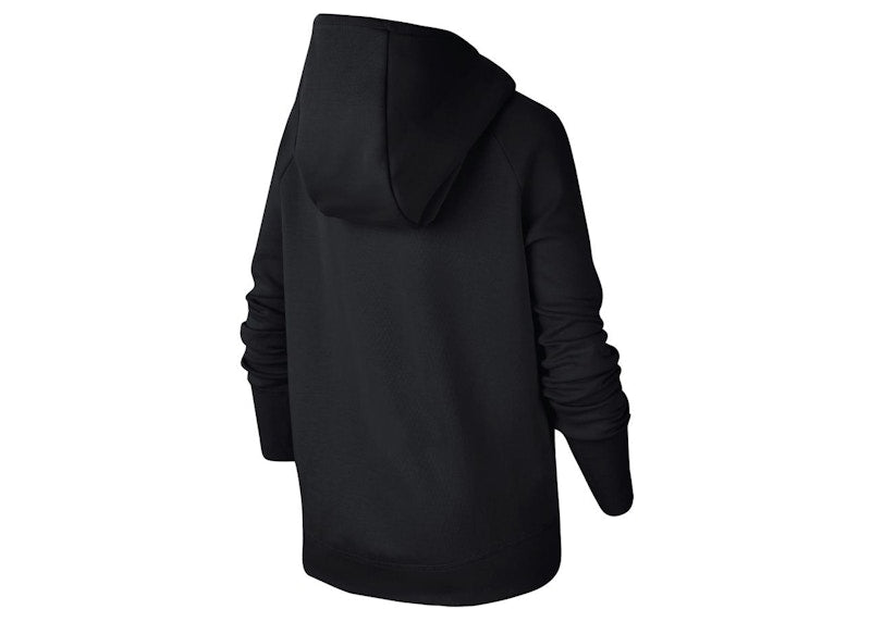 Nike Girls Tech Fleece Hoodie Black/Black