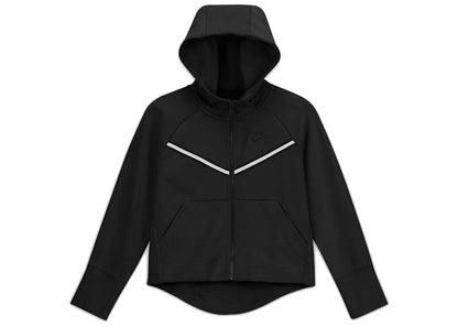 Nike Girls Tech Fleece Hoodie Black/Black