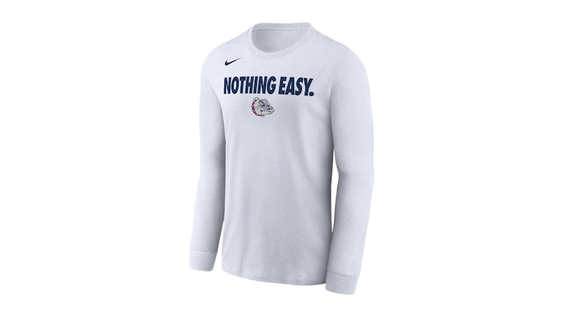Nike Gonzaga College Long-Sleeve T-Shirt White