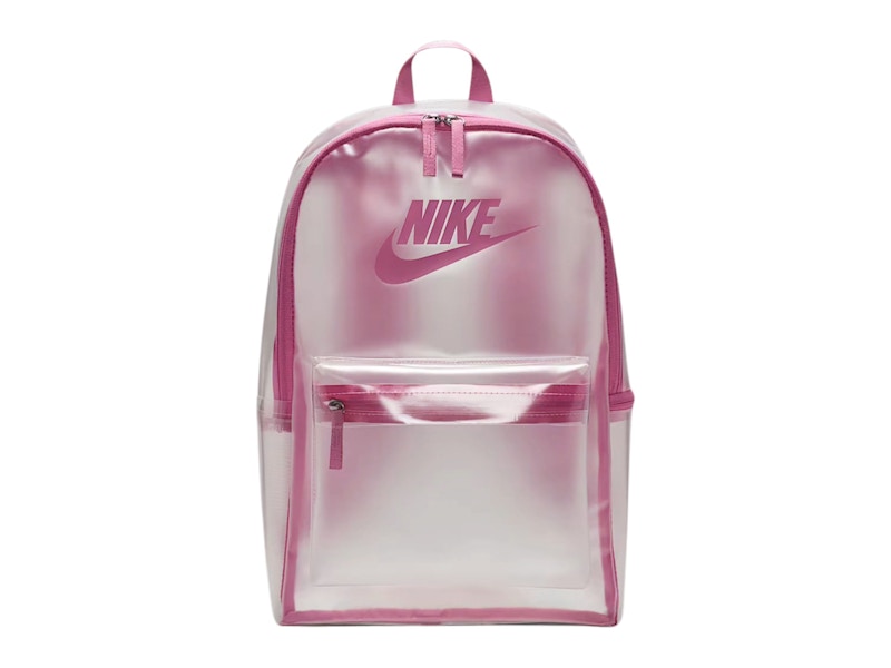 Nike Heritage Crystal 25L Backpack Clear/Magic Flamingo/Magic Flamingo