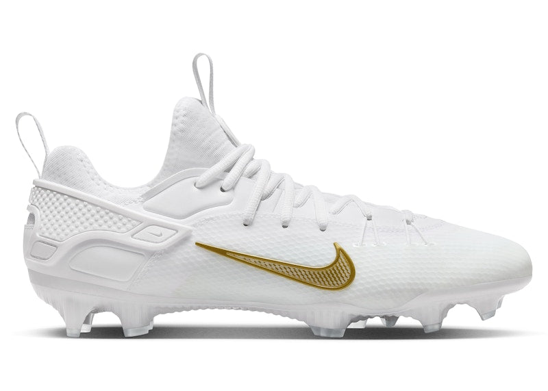 Nike Huarache 9 Elite Low LAX White Metallic Vivid Gold