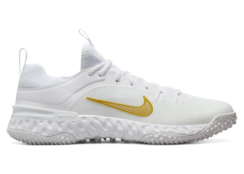 Nike Huarache 9 Elite TF LAX White Metallic Vivid Gold