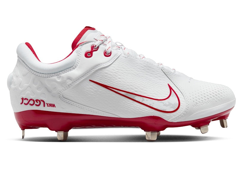 Nike Hyperdiamond 4 Elite White Pure Platinum University Red (Women's)