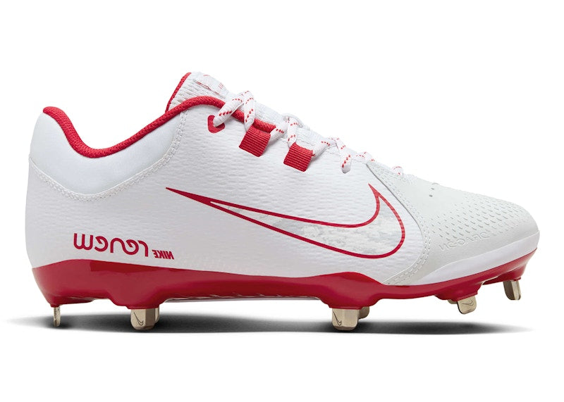Nike Hyperdiamond 4 Pro White University Red Wolf Grey (Women's)