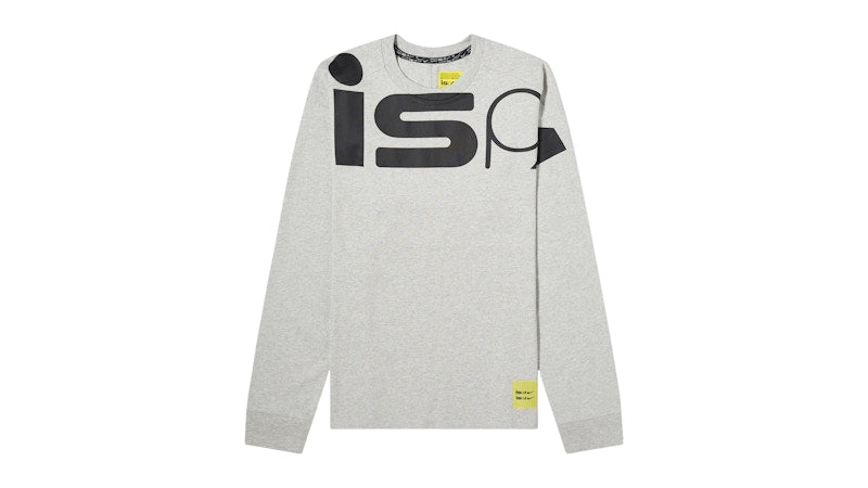 Nike ISPA Long Sleeve T-shirt Grey Heather/Black