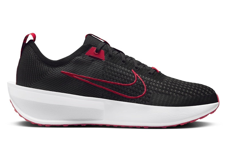 Nike Interact Run Black Anthracite White Fire Red