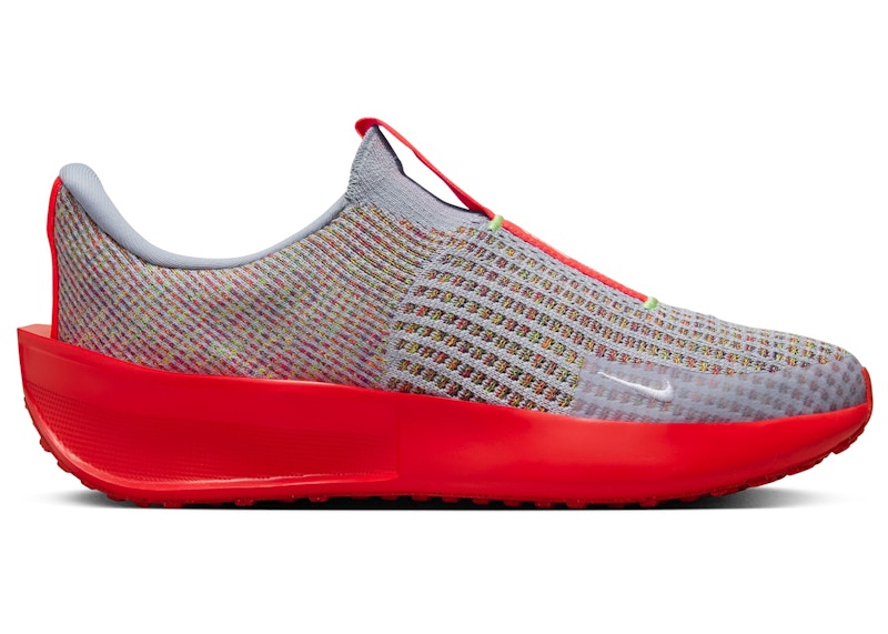 Nike Interact Run EasyOn SE Wolf Grey Barely Volt Multi-Color White (Women's)