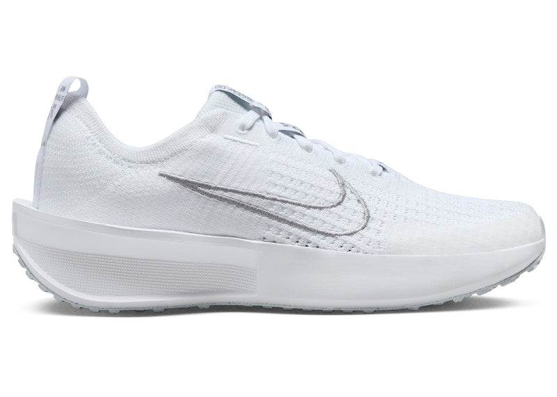 Nike Interact Run White Pure Platinum Metallic Silver (Women's)