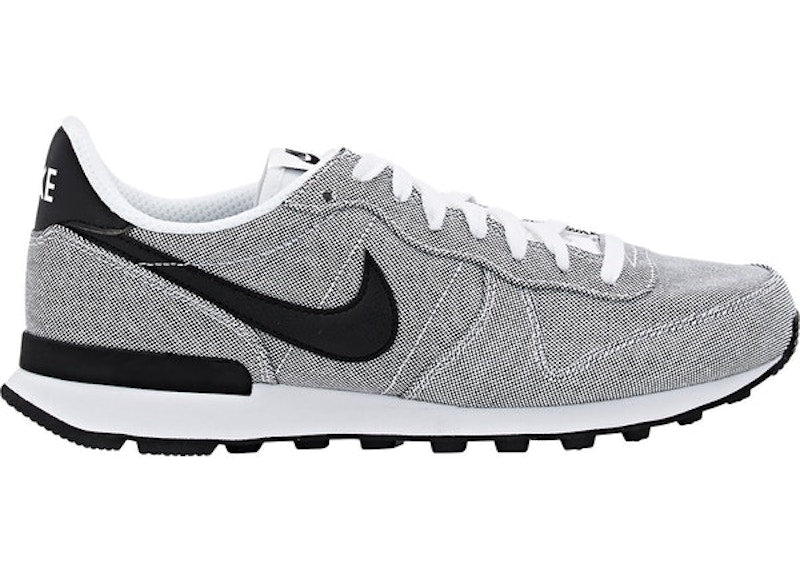 Nike Internationalist Premium Black White Canvas