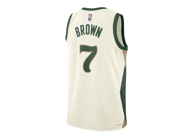 Nike Jaylen Brown NBA Boston Celtics Jersey White/Green