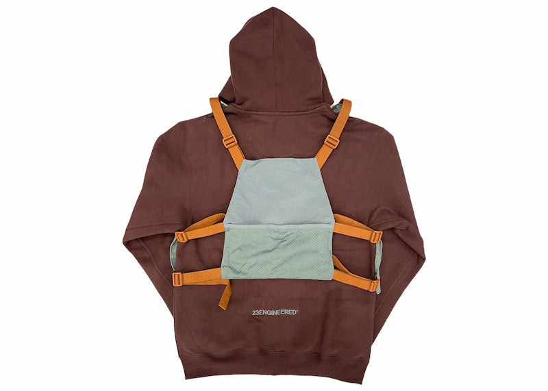 Nike Jordan 23 Engineered Full-Zip Fleece Hoodie Brown Basalt/Beige