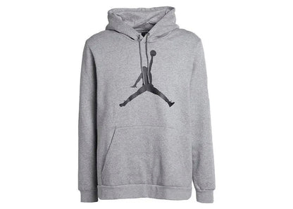 Nike Jordan Air Logo Fleece Hoodie Grey Heather/Black