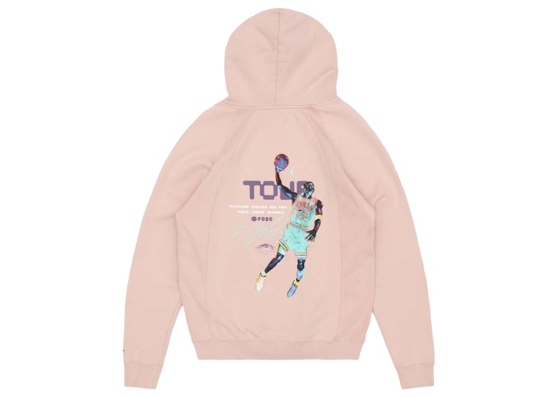 Nike Jordan Flight Heritage Hoodie Oxford Pink