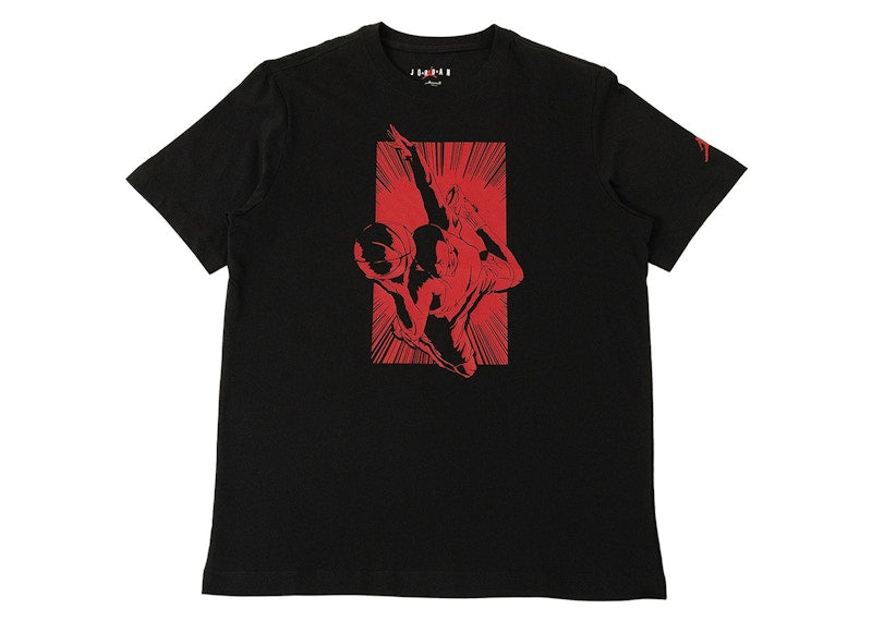 Nike Jordan MJ Dunk Tee Black/Gym Red/Gym Red