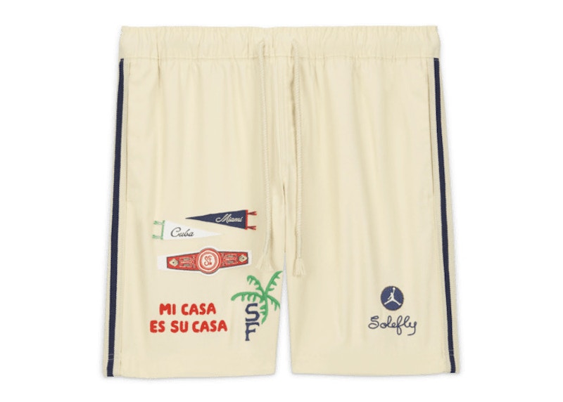 Nike Jordan Pro x Solefly Souvenir Shorts Beige