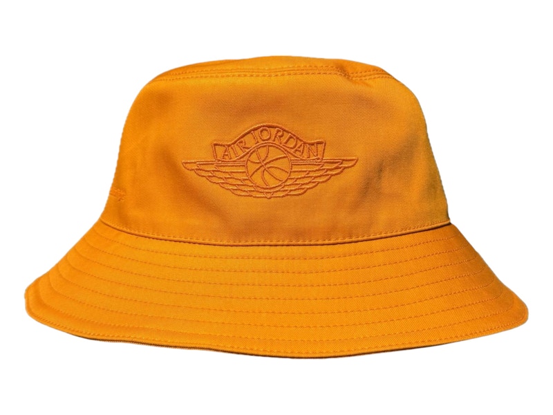 Nike Jordan Wings Collection Bucket Made in Italy Hat Orange