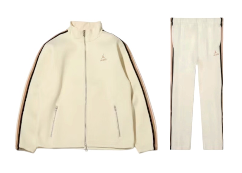 Nike Jordan x A Ma Maniere Track Jacket & Pants Set Coconut Milk
