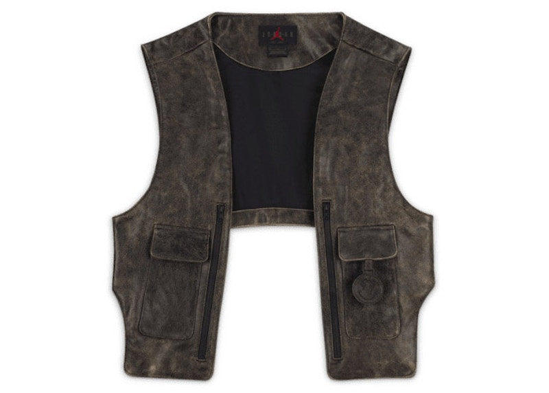 Nike Jordan x J Balvin Leather Vest Brown/Black