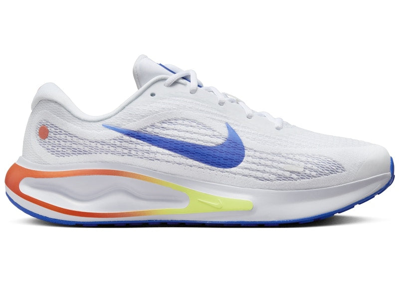 Nike Journey Run Football Grey White Light Wild Mango Racer Blue