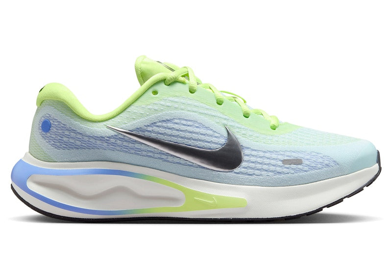 Nike Journey Run Light Lemon Twist Glacier Blue Royal Pulse Metallic Silver (Women's)